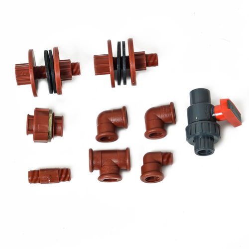 Tanque Cilindrico Standard 0500 Lt con Kit 1/2 - Plastigama