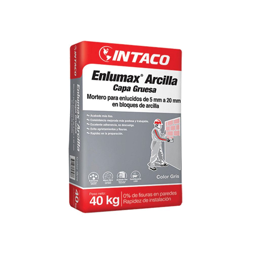 Enlumax Arcilla Capa Gruesa 40kg - Intaco - Disensa Ecuador